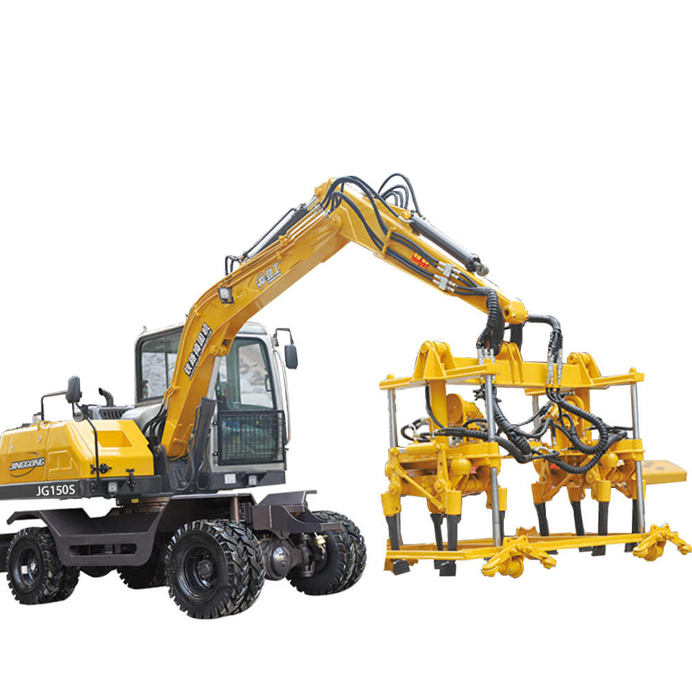 À propos de : JG150S - Excavatrice de compactage ferroviaire à double tête
