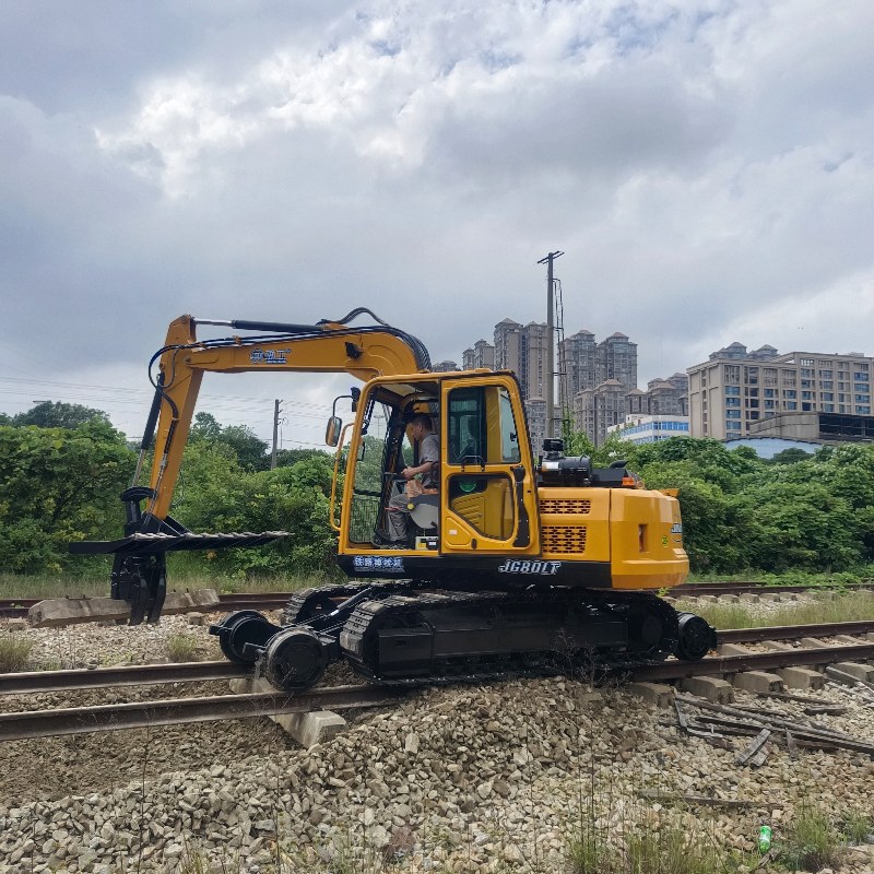 Vidéo en direct du client du changeur de traverses de Jinggong Railway