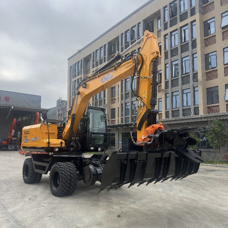 JG150ST railway wheel type pillow changing excavator: reshaping the new standard of global track maintenance