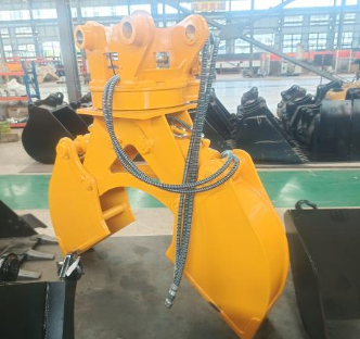 Narrow clamshell bucket