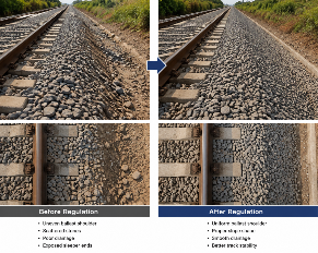 A Reliable Tool for Efficient Ballast Profiling & Track Line‑up Work